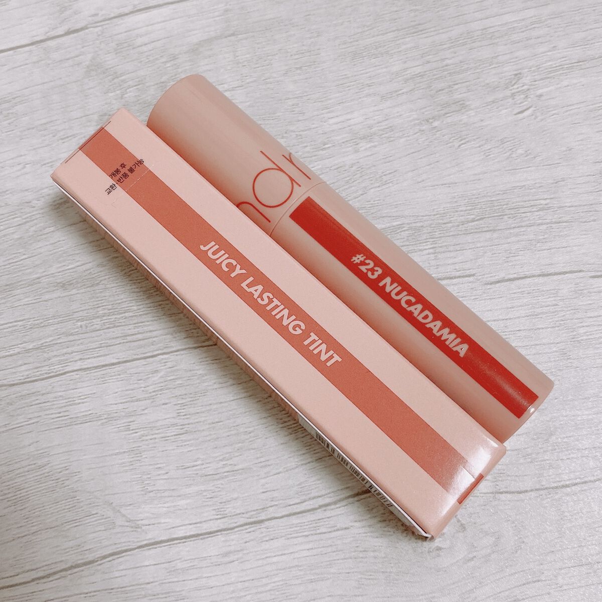 ミルクティーベルベットティント/rom&nd/リップティントを使ったクチコミ（3枚目）