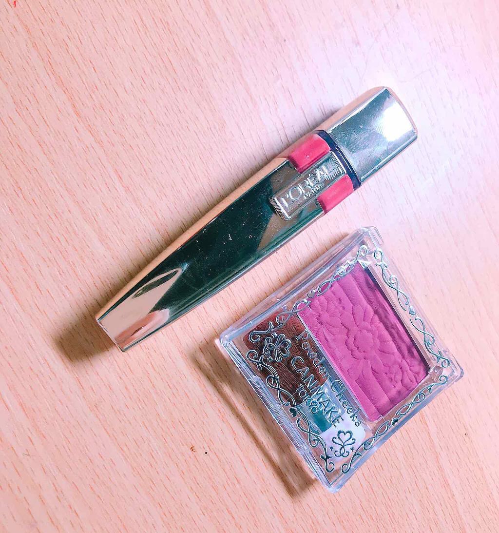 【旧品】パウダーチークス/キャンメイク/パウダーチークを使ったクチコミ（1枚目）