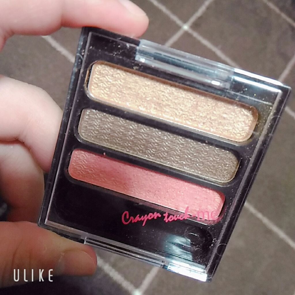 3色アイシャドウ/crayontouch-me/アイシャドウパレットを使ったクチコミ(1枚目)