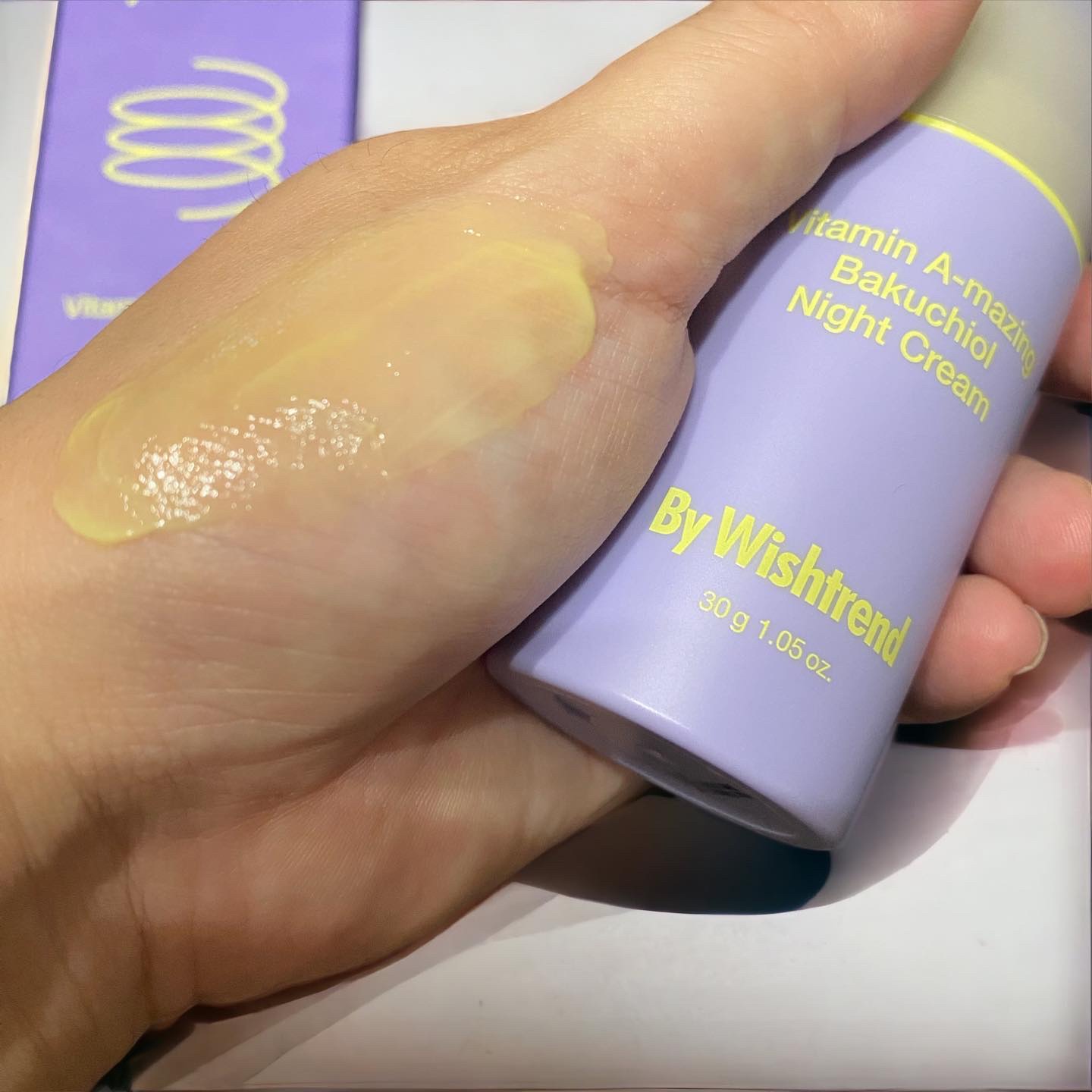 ビタミンA-mazingバクチオールナイトクリーム/By Wishtrend/フェイスクリームを使ったクチコミ（3枚目）