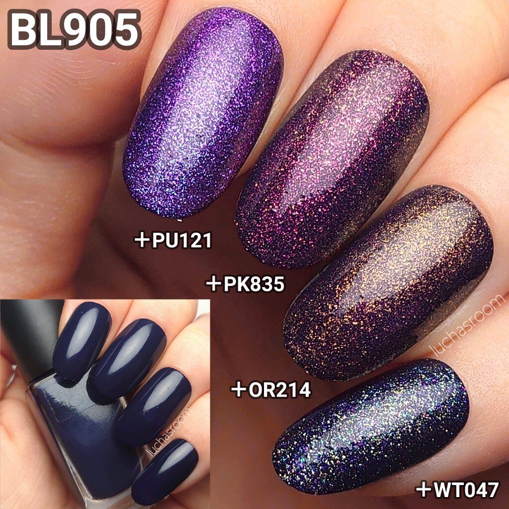 ネイルホリック Dark Fantasy Color RD418/ネイルホリック/マニキュアを使ったクチコミ（3枚目）