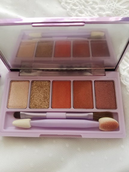 シャイニーアイパレットハニーオレンジ/VAVI MELLO/アイシャドウパレットを使ったクチコミ(4枚目)