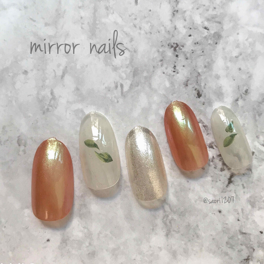 ミラーパウダー/セリア/ネイル用品を使ったクチコミ（1枚目）