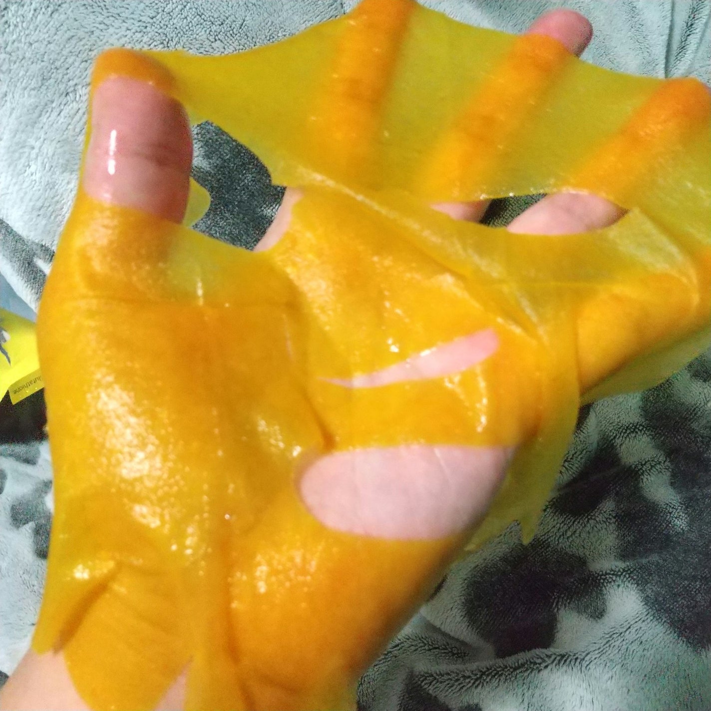 5番 白玉グルタチオンCふりかけマスク/numbuzin/シートマスク・パックを使ったクチコミ(3枚目)