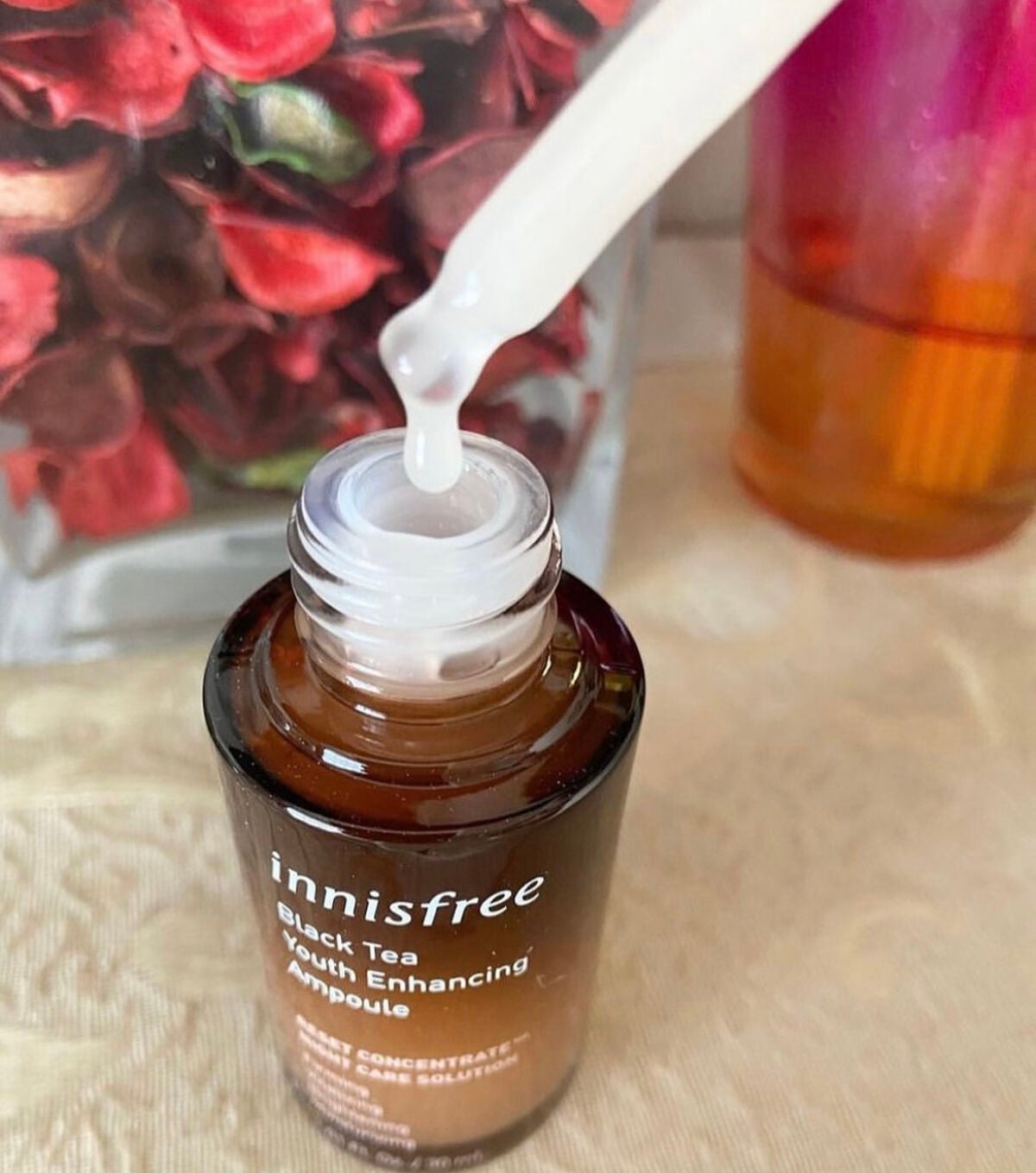 ブラックティー ユース セラム/innisfree/美容液を使ったクチコミ(2枚目)