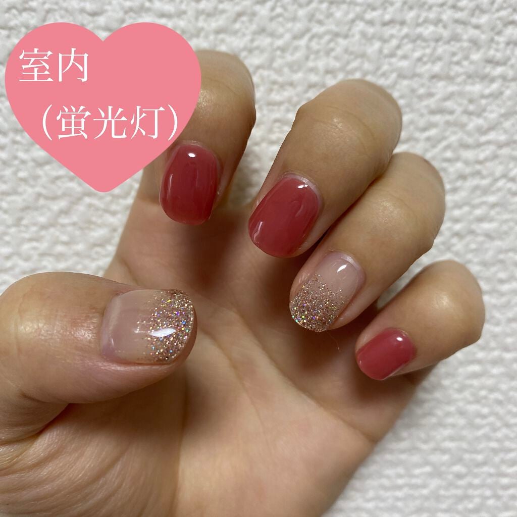 セミキュアジェルネイル(ハンド)/ohora/ネイルシールを使ったクチコミ(3枚目)