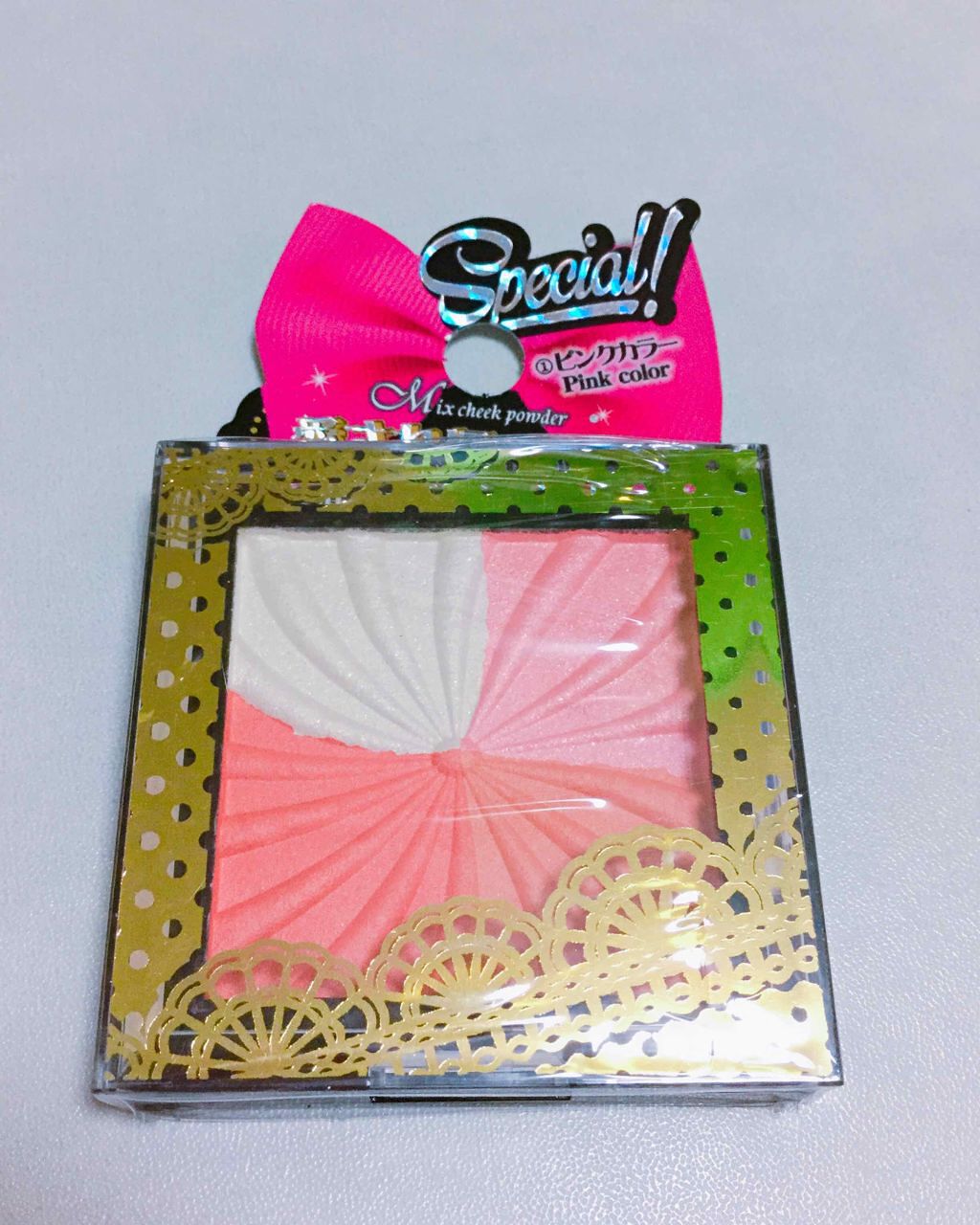 カンコレ チーク/DAISO/パウダーチークを使ったクチコミ（1枚目）