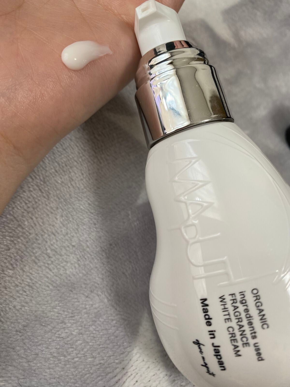 オーガニックフレグランスホワイトクリーム/MAPUTI/デリケートゾーンケアを使ったクチコミ(1枚目)