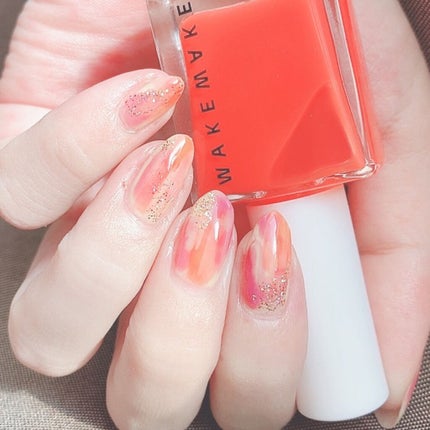 ネイルガン/wakemake/マニキュアを使ったクチコミ(5枚目)