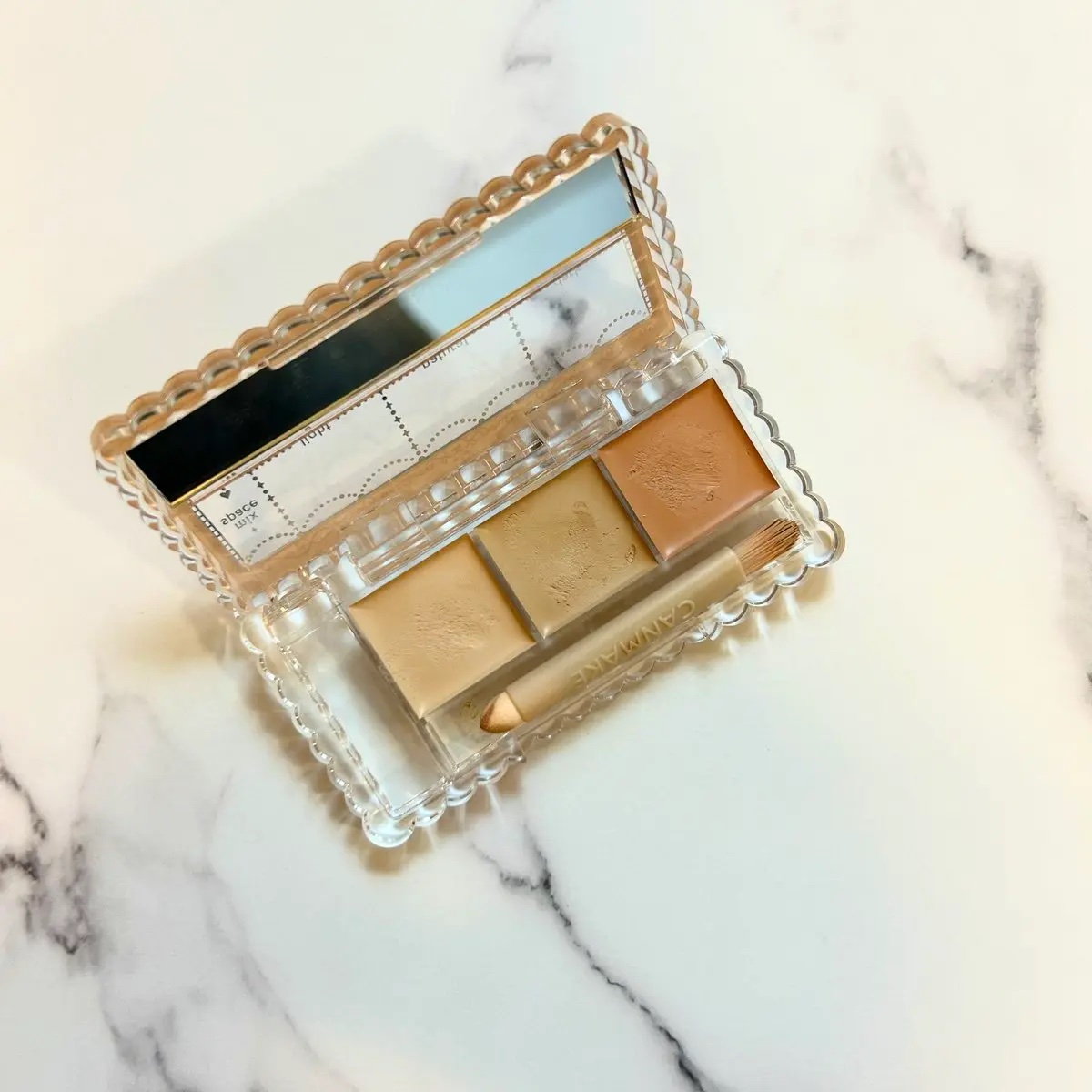 カラーミキシングコンシーラー/キャンメイク/パレットコンシーラーを使ったクチコミ（2枚目）