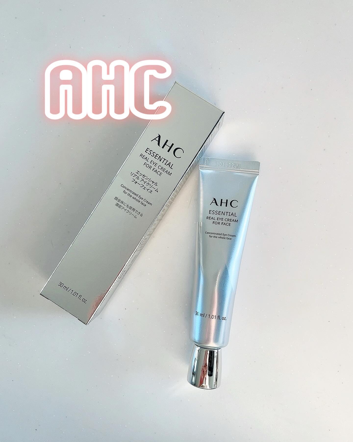 エッセンシャル リアル アイクリーム フォーフェイス/AHC/アイケア・アイクリームを使ったクチコミ（1枚目）