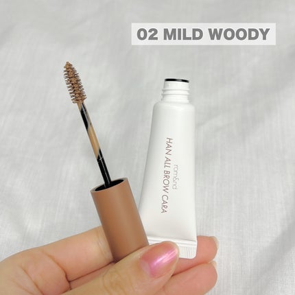 ハンオールブロウカラ/rom&nd/眉マスカラを使ったクチコミ(3枚目)