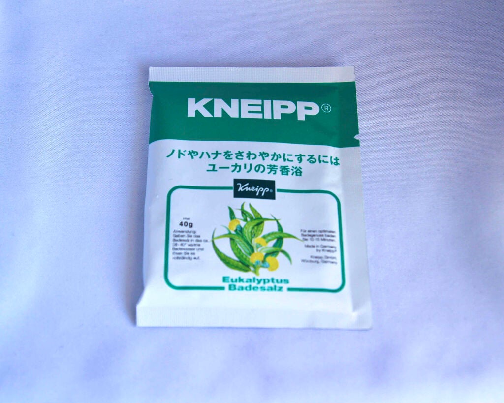 クナイプ バスソルト ユーカリの香り/クナイプ/無機塩系入浴剤を使ったクチコミ(1枚目)