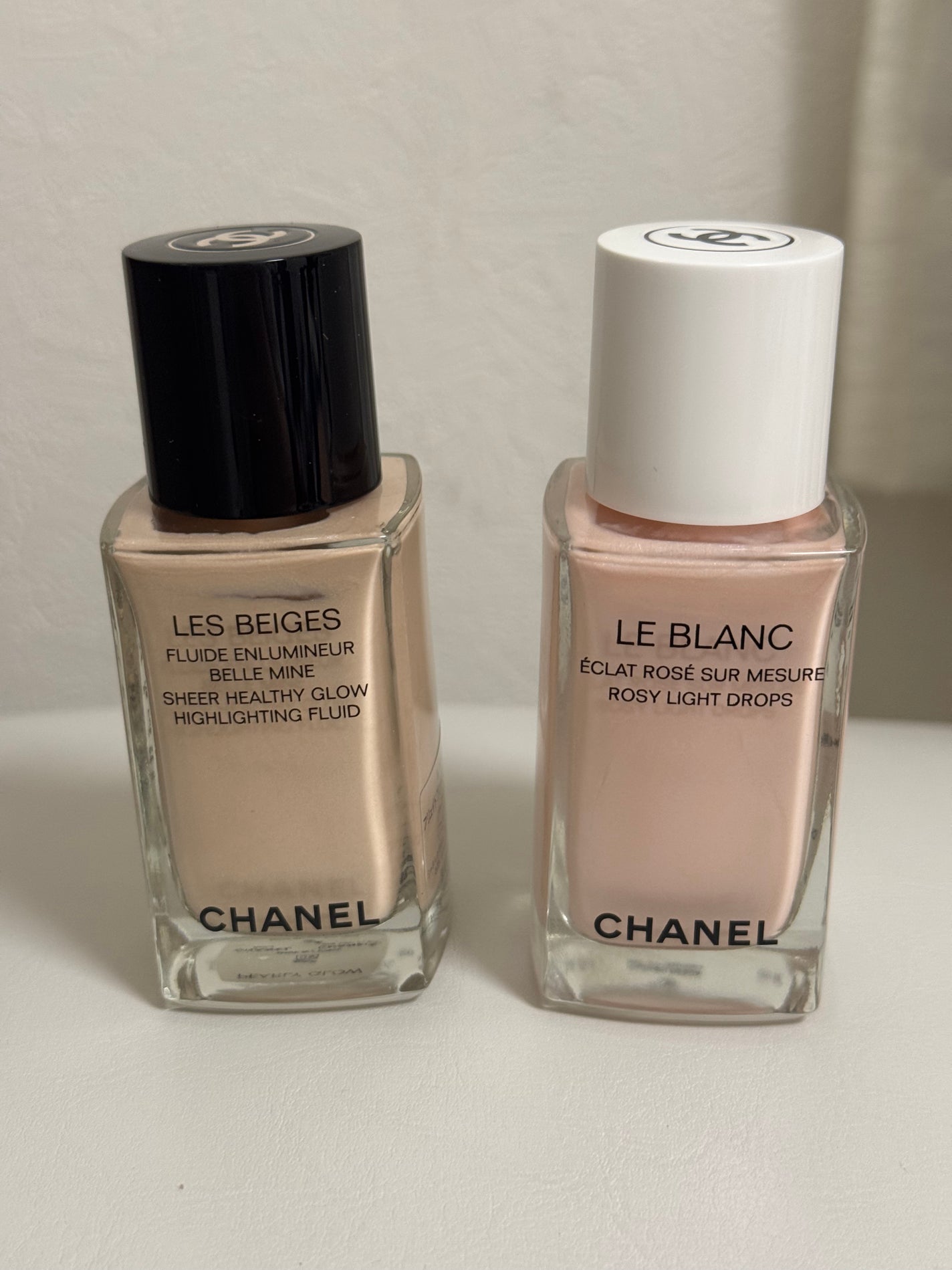 ル ブラン ロージー ドロップス/CHANEL/リキッドハイライトを使ったクチコミ(1枚目)