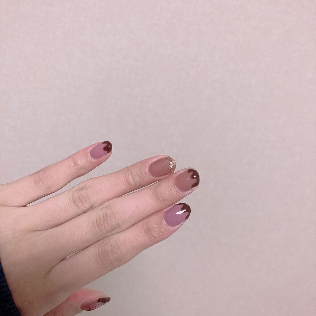 ジェルネイル(ライト対応)/セリア/ジェルネイルを使ったクチコミ(2枚目)