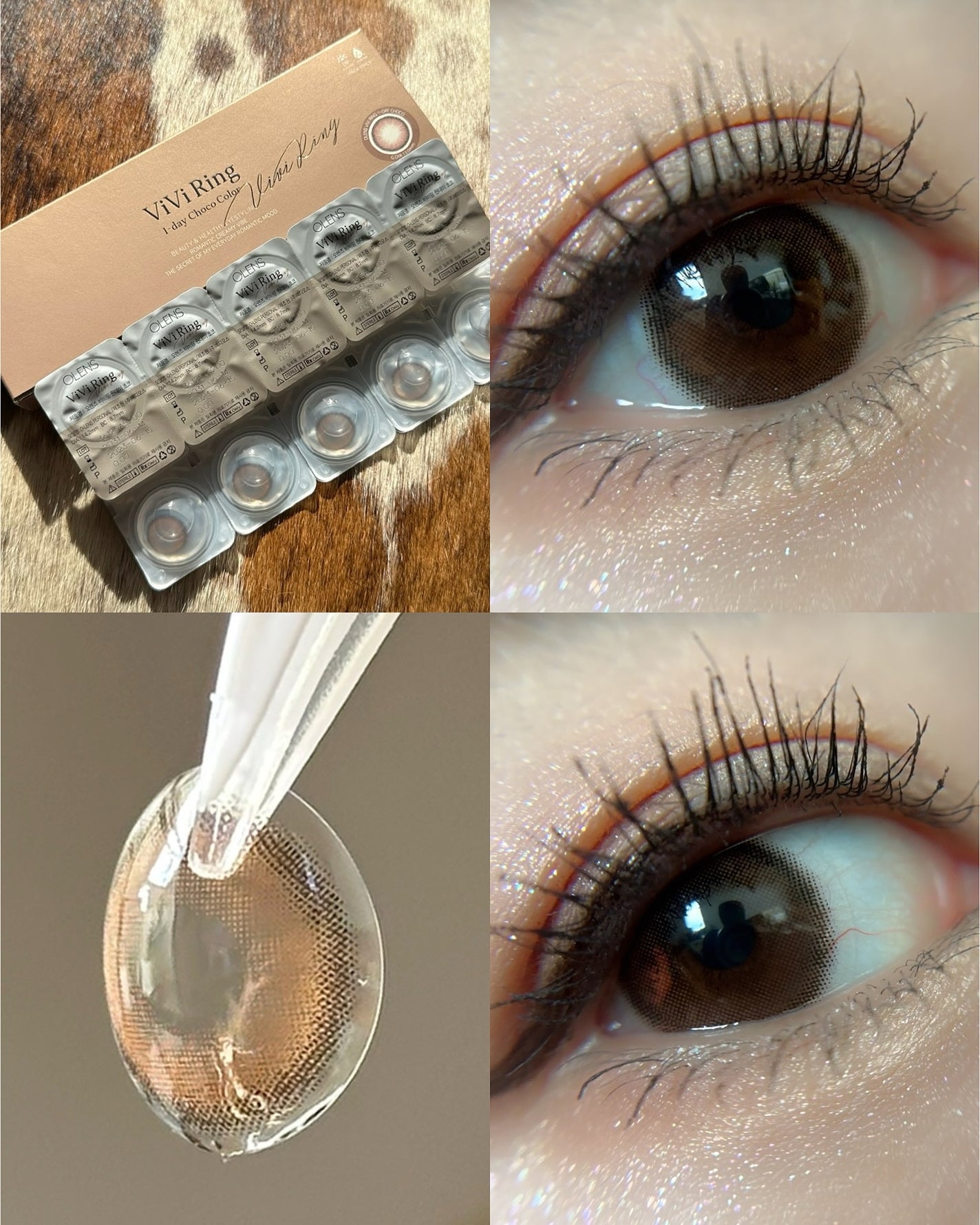 ViVi Ring 1day/OLENS/ワンデー(1DAY)カラコンを使ったクチコミ(2枚目)