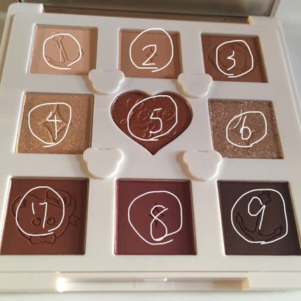 Love Bear 9色 アイシャドウパレット/FlowerKnows/アイシャドウパレットを使ったクチコミ(2枚目)