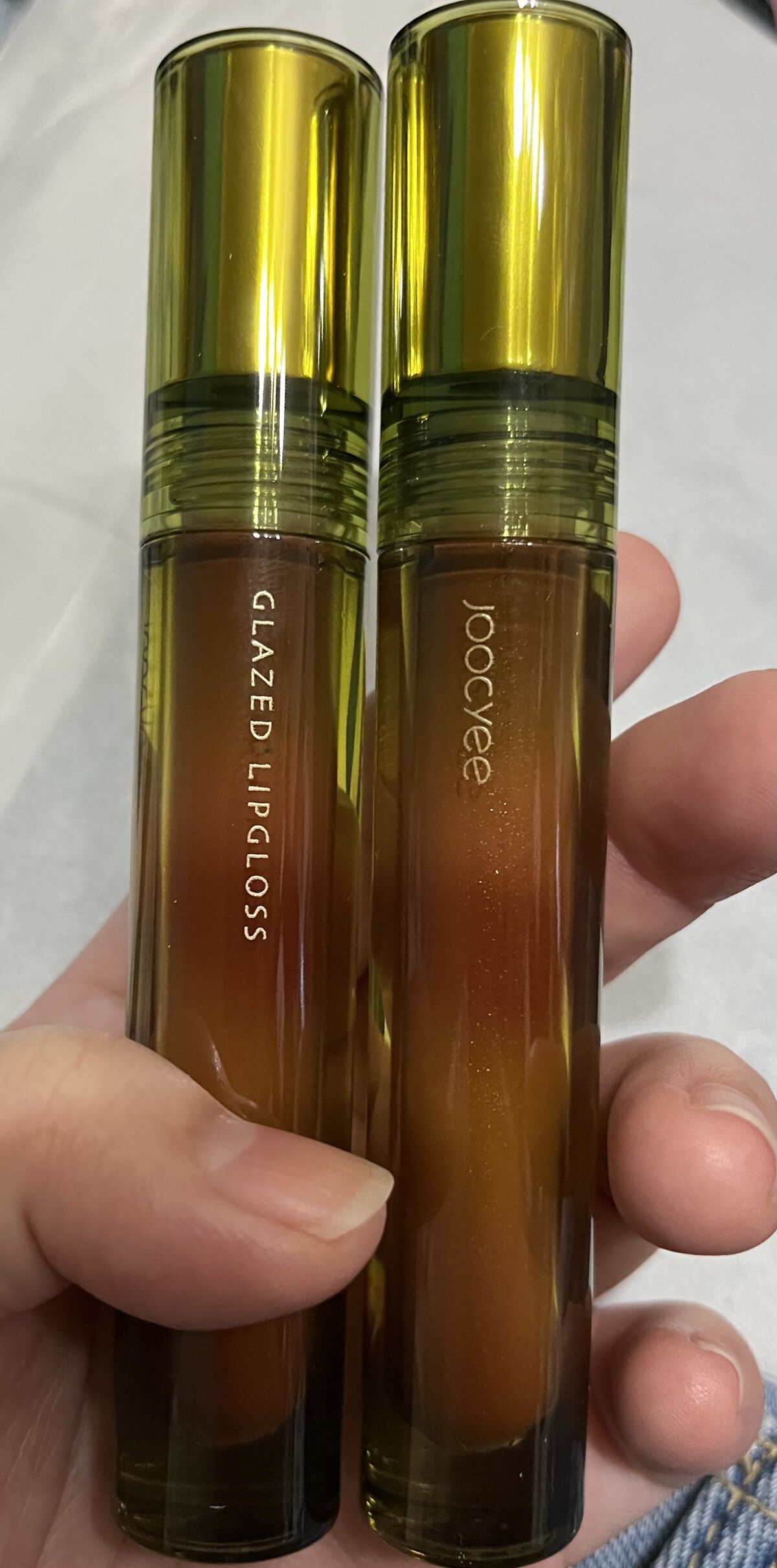 VINTAGEシリーズ 浮金ミラーリップグロス/Joocyee/口紅を使ったクチコミ（3枚目）