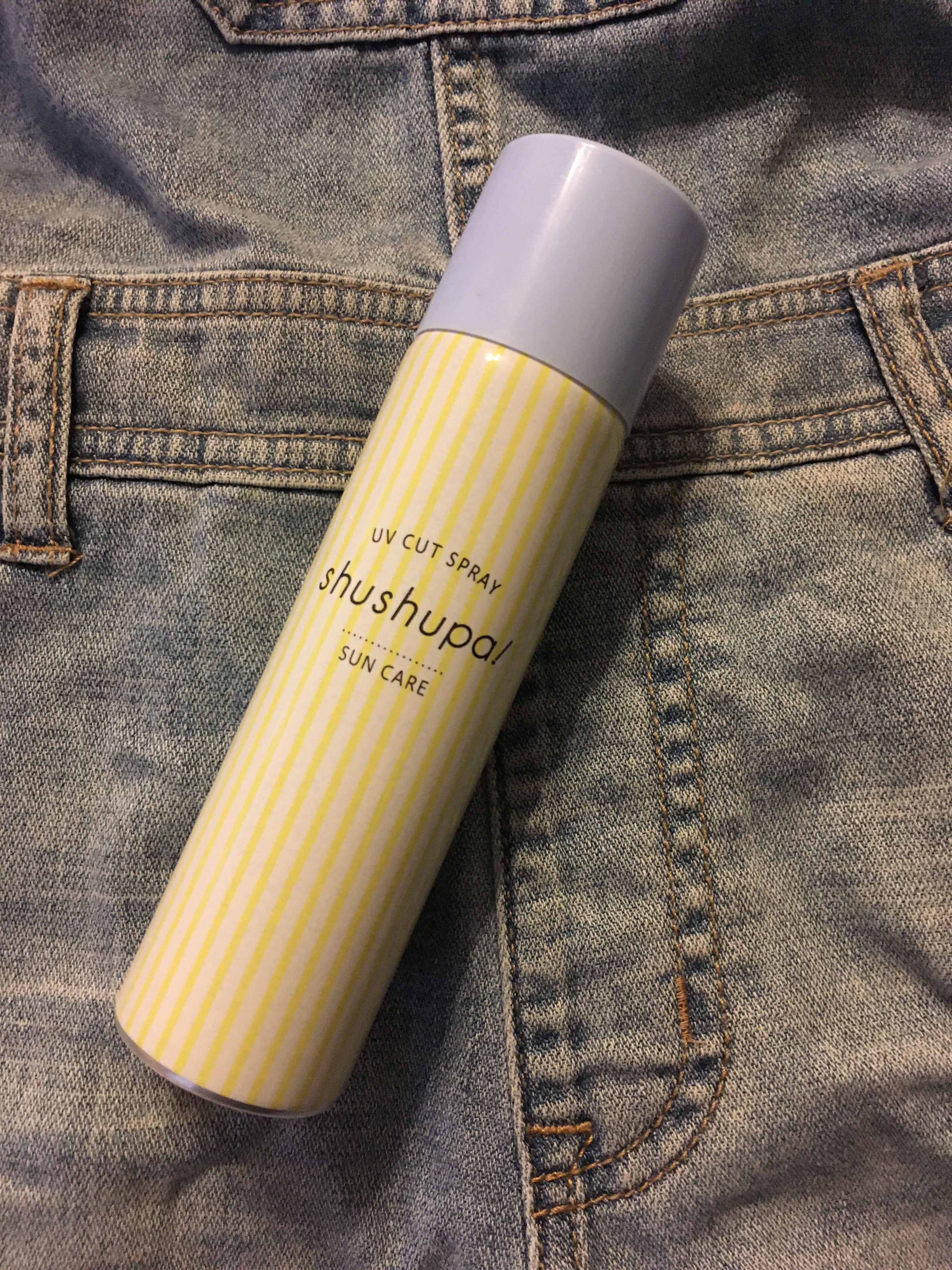UVカット＆メイクキープスプレー/shushupa!/日焼け止めミスト・スプレーを使ったクチコミ（1枚目）