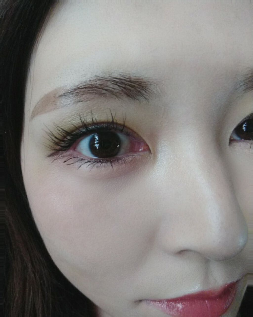 カスタムシャドウ/ドーリーウインク/単色アイシャドウを使ったクチコミ(4枚目)