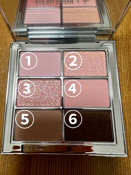 アイ ヴィーガン シアーパレット/AMUSE/アイシャドウパレットを使ったクチコミ(2枚目)