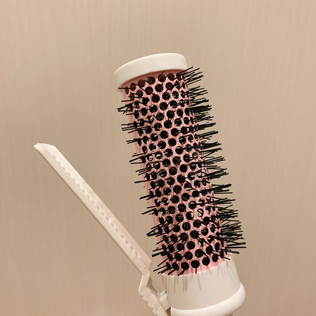 クリップ熱伝導ヘアブラシ/DAISO/ヘアブラシを使ったクチコミ(2枚目)
