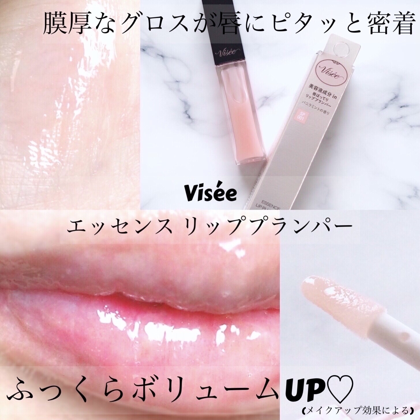 エッセンス リッププランパー/Visée/リッププランパーを使ったクチコミ（1枚目）