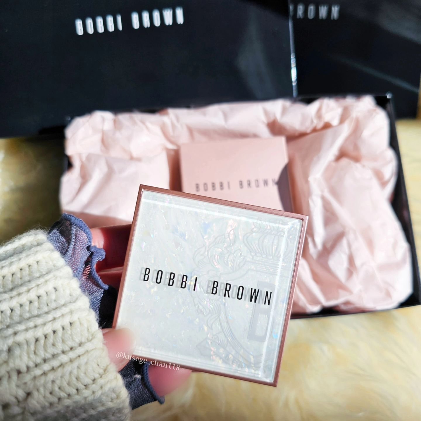 ハイライティング パウダー L44 ペタルグロウ/BOBBI BROWN/パウダーハイライトを使ったクチコミ（1枚目）