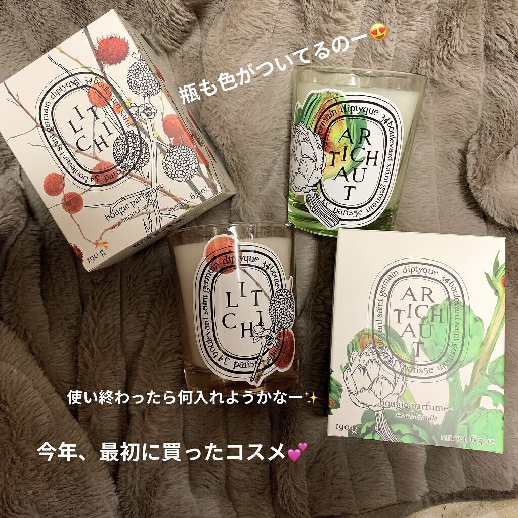 フレグランスキャンドル リチ/diptyque/アロマキャンドルを使ったクチコミ（1枚目）
