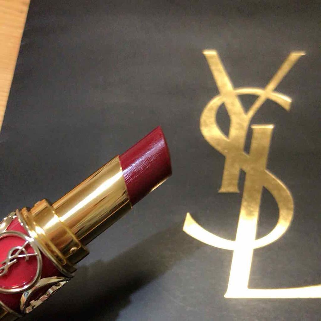 ルージュ ヴォリュプテ シャイン/YVES SAINT LAURENT BEAUTE/口紅を使ったクチコミ(1枚目)