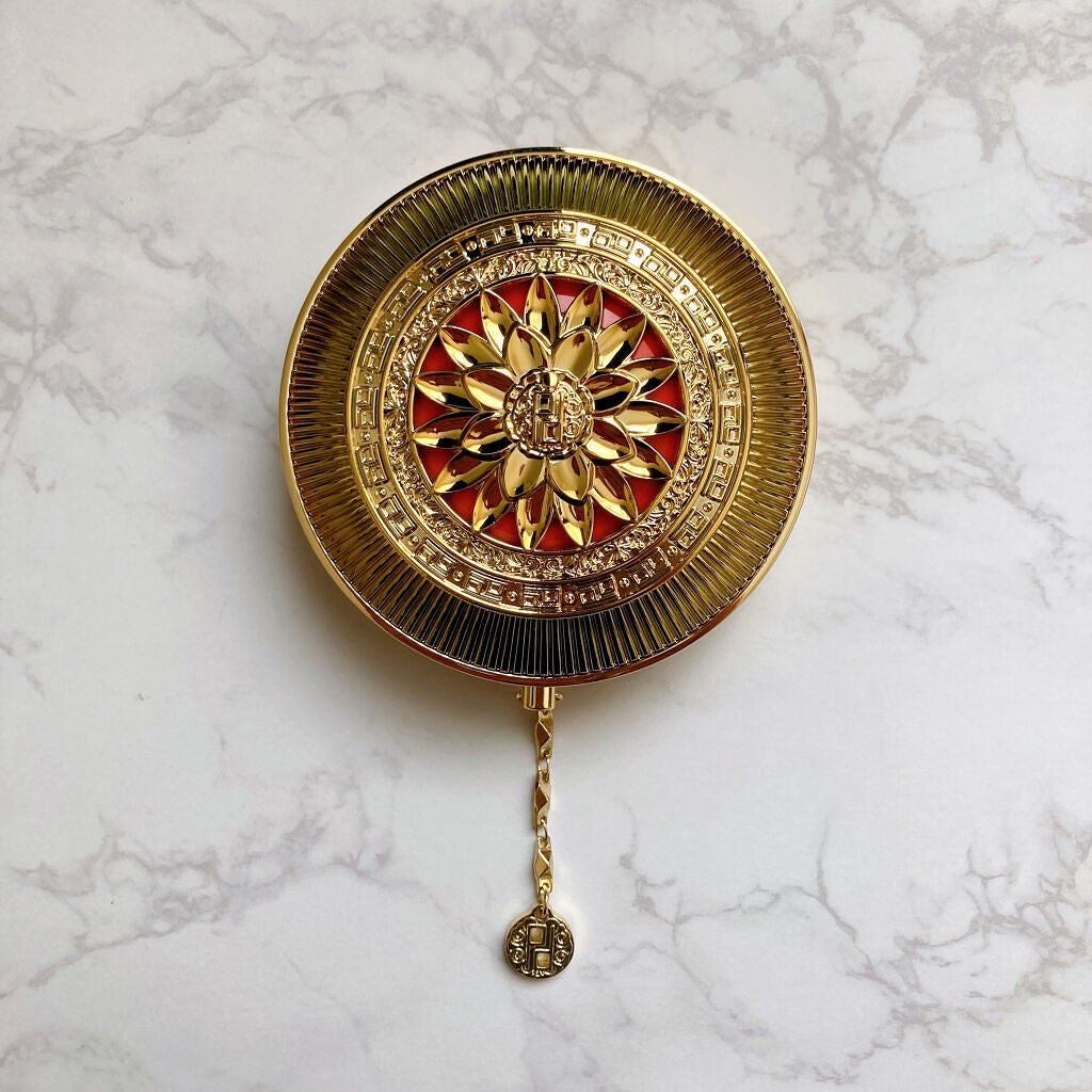 ZEESEAx正宮御品 「盛唐酔夢」シリーズ 丹酔金箔 牡丹チークシャッドパレット/ZEESEA/パウダーチークを使ったクチコミ(3枚目)