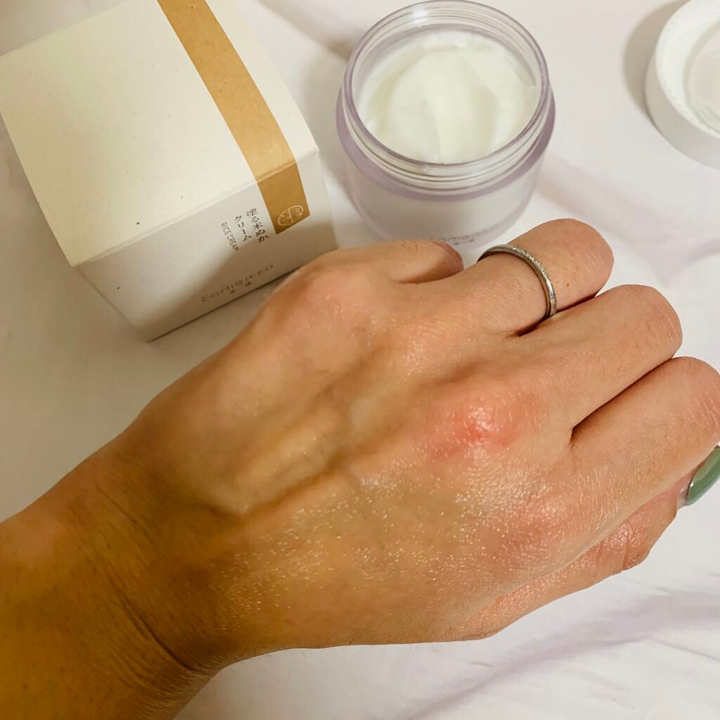 塗る米ぬかクリーム/米一途/フェイスクリームを使ったクチコミ(5枚目)