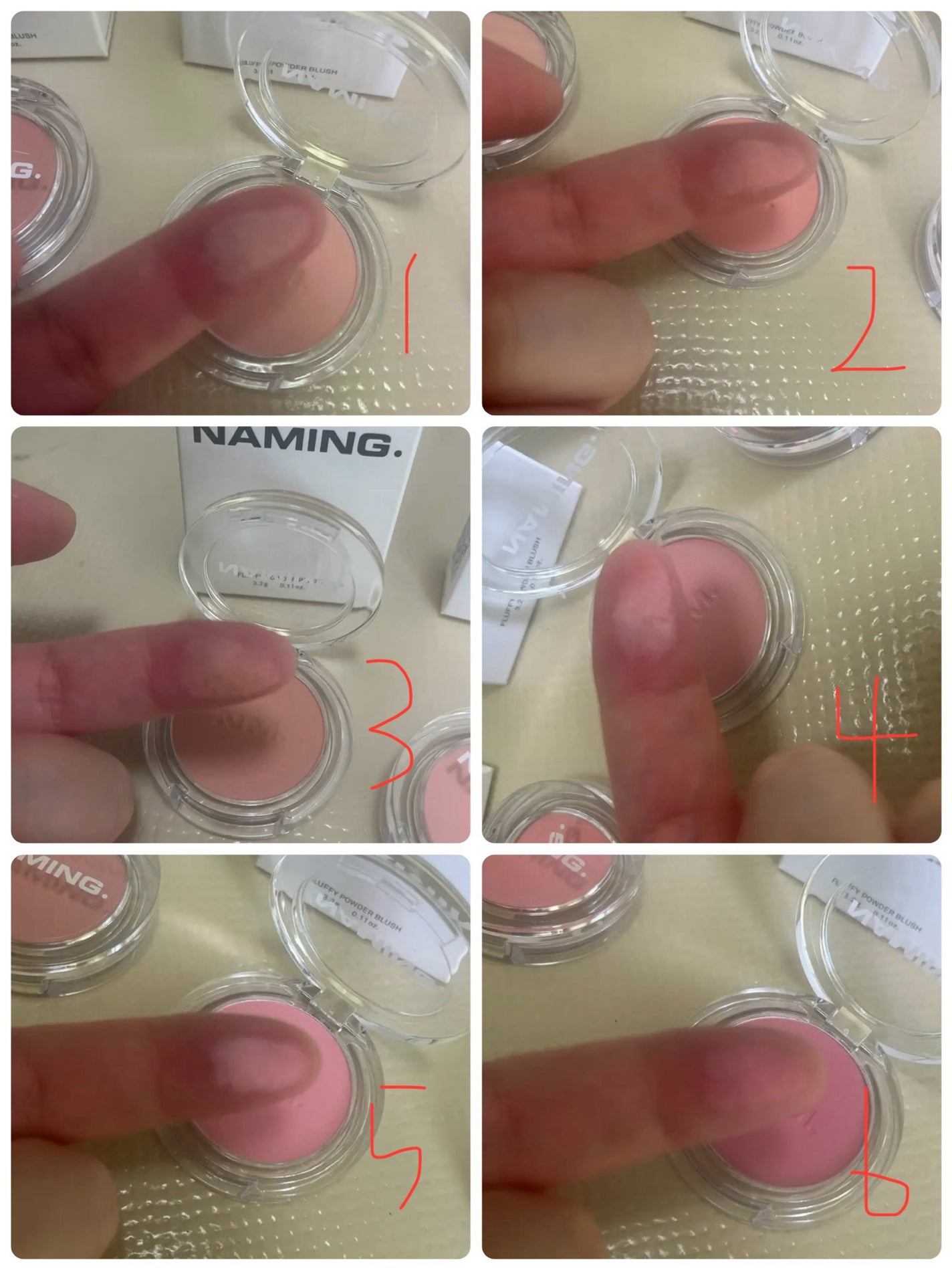 ネーミング フラッフィーパウダーブラッシュ/NAMING./パウダーチークを使ったクチコミ(6枚目)