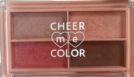 CHEER me COLOR アイシャドウ/セリア/アイシャドウパレットを使ったクチコミ(2枚目)