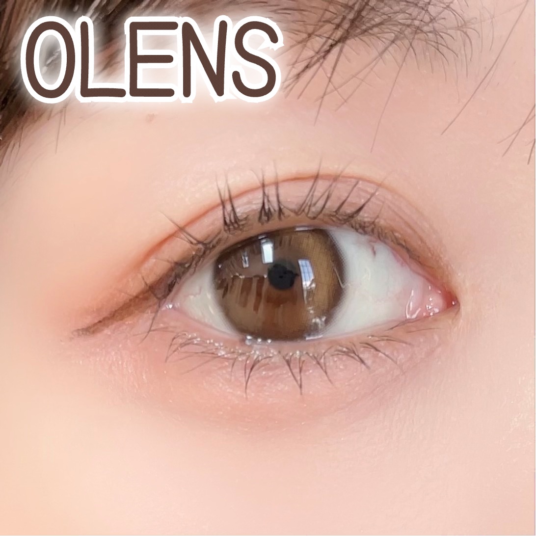 Glowy Natural 1Day ラテブラウン/OLENS/カラーコンタクトレンズを使ったクチコミ（1枚目）