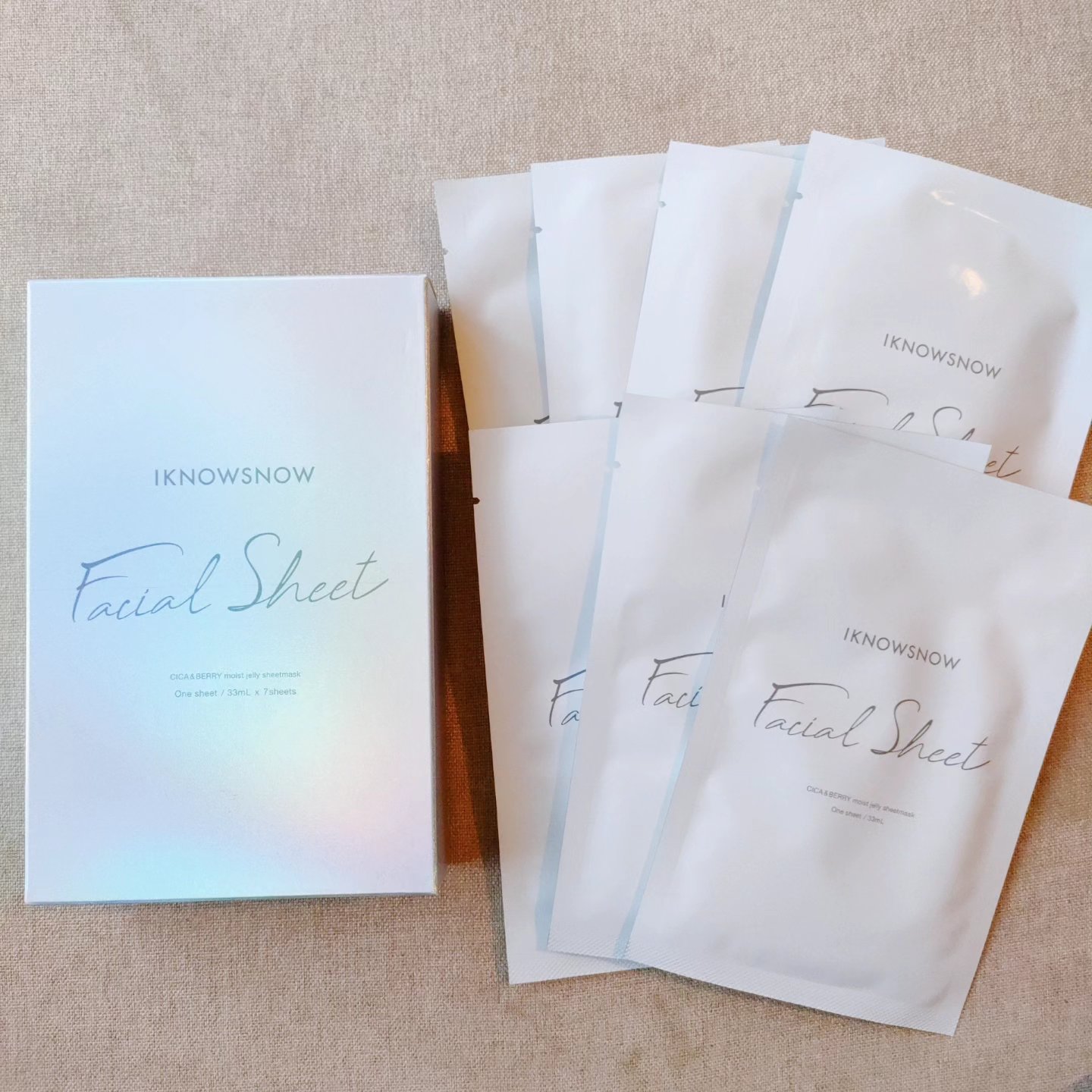 フェイシャルシート/IKNOWSNOW/シートマスク・パックを使ったクチコミ（1枚目）