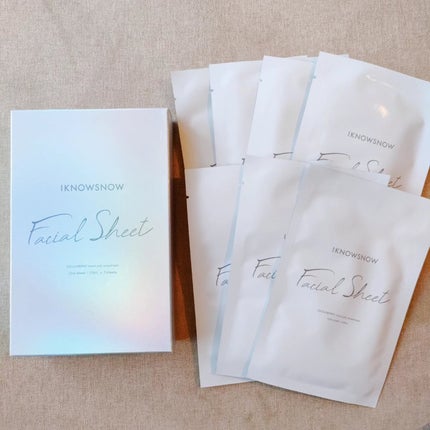フェイシャルシート/IKNOWSNOW/シートマスク・パックを使ったクチコミ(1枚目)
