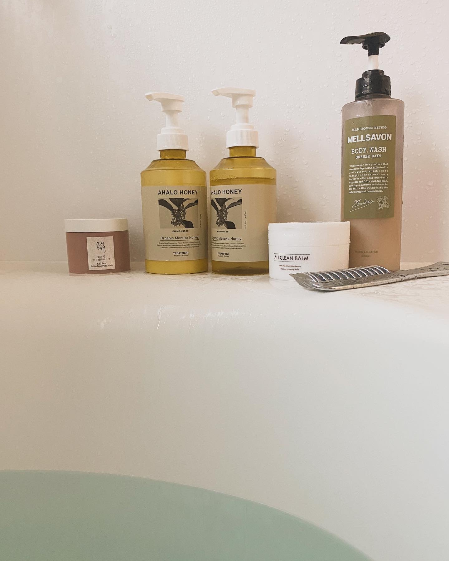 ハイドロ＆リペア ジェントル シャンプー＆ヘアトリートメント 限定セット キンモクセイの香り 2023版/AHALO HONEY/市販シャンプーを使ったクチコミ（1枚目）