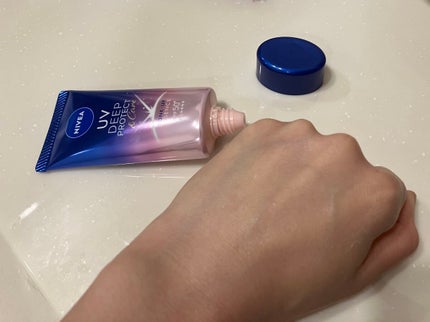 ニベアUV ディープ プロテクト&ケア トーンアップ エッセンス/ニベア/日焼け止めローションを使ったクチコミ(6枚目)