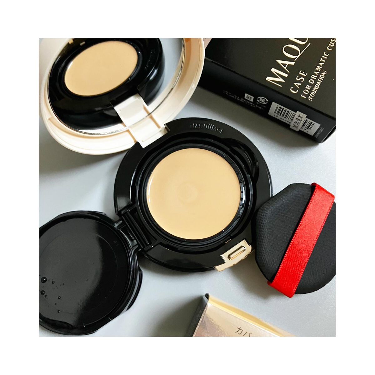 ドラマティックジェリーコンパクト/マキアージュ/クッションファンデーションを使ったクチコミ(7枚目)