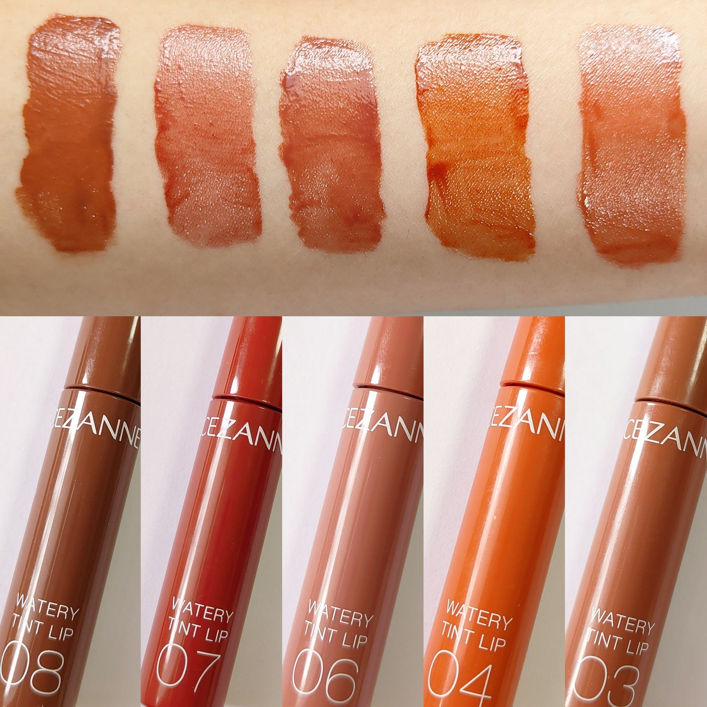 ウォータリーティントリップ/CEZANNE/リップティントを使ったクチコミ(5枚目)