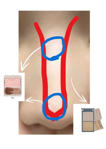 コントゥアパウダー/ETUDE/シェーディングを使ったクチコミ(5枚目)