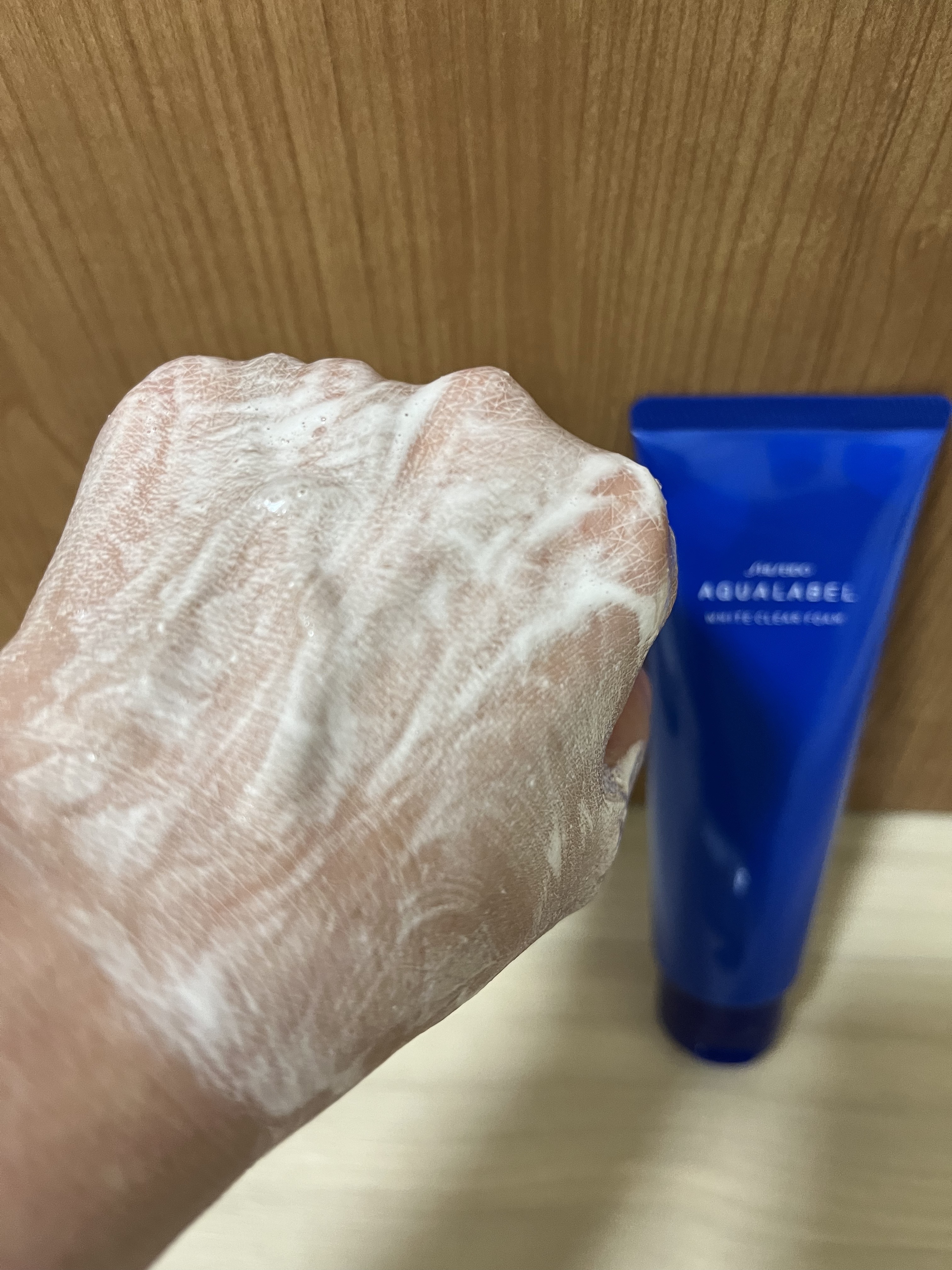 ホワイトクリアフォーム/アクアレーベル/洗顔フォームを使ったクチコミ（3枚目）