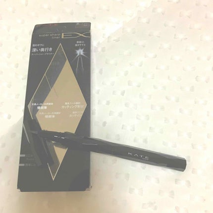 スーパーシャープライナーEX/KATE/リキッドアイライナーを使ったクチコミ(1枚目)