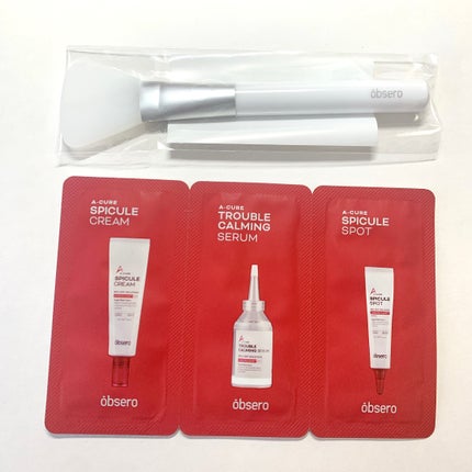 エーキュアトラブルカーミングセラム/obsero/美容液を使ったクチコミ(2枚目)