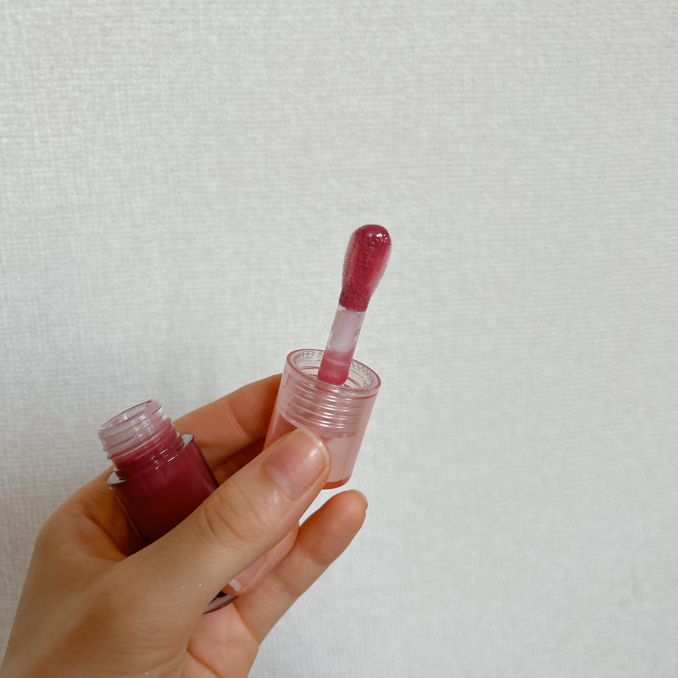 デュードロップリップオイル/upink/リップグロスを使ったクチコミ（2枚目）