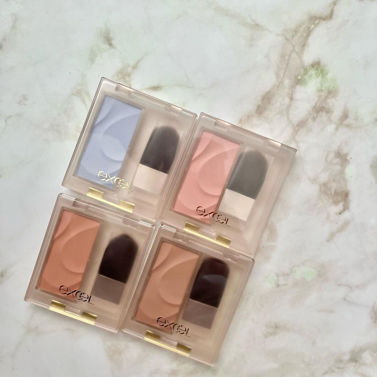 シームレストーン ブラッシュ/excel/パウダーチークを使ったクチコミ（2枚目）