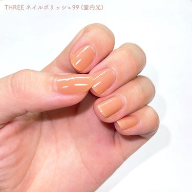 THREE ネイルポリッシュのクチコミ「＼ ナチュラルに盛る💅 ／

▶ THREE
ネイルポリッシュ  99 OCTAVIA


最.....」（2枚目）