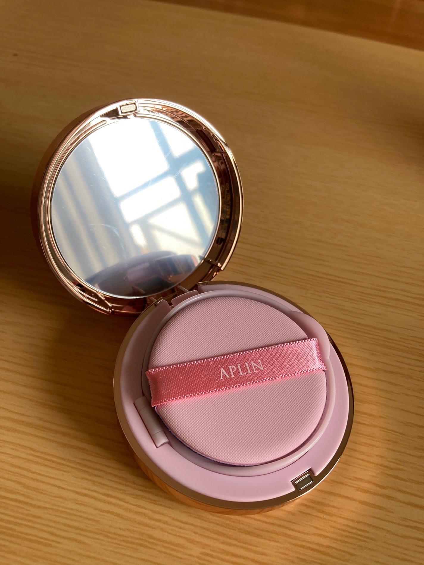 ピンクティーツリーカバーアップグロウクッション/APLIN/クッションファンデーションを使ったクチコミ(2枚目)