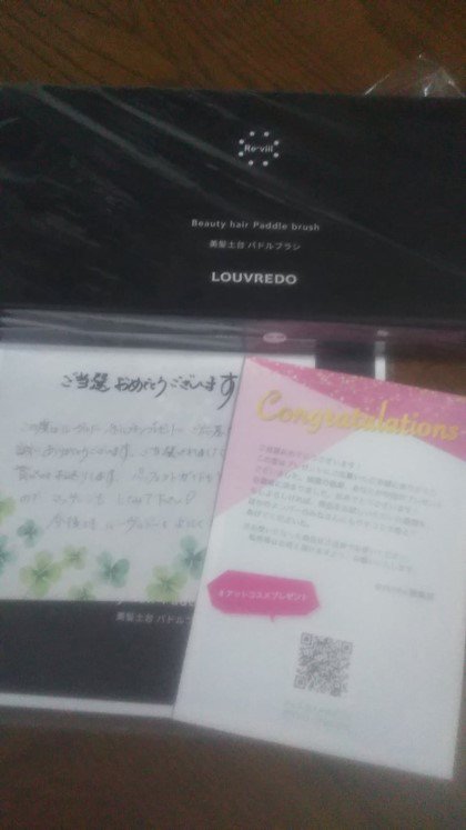 パドルブラシ/ルーヴルドージャパン/ヘアブラシを使ったクチコミ（1枚目）